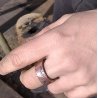Kovaný měděný prsten